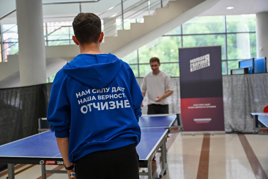 Во Дворце спорта «Видное» прошел турнир по настольному теннису в рамках проекта «Гвардейская машина»