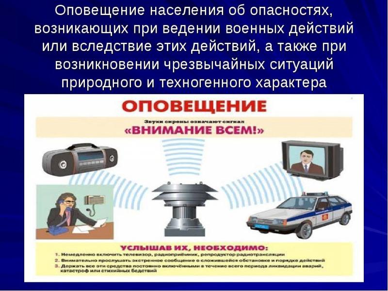 Оповещение населения