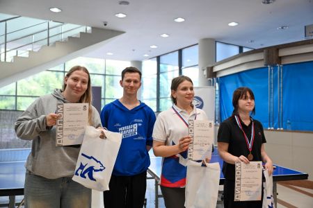 Во Дворце спорта «Видное» прошел турнир по настольному теннису в рамках проекта «Гвардейская машина»