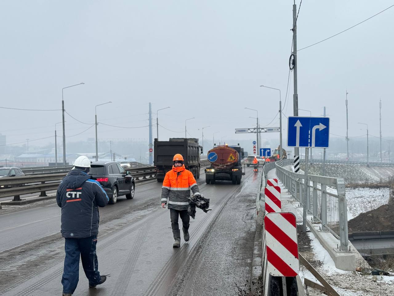 Ещё один съезд открыли на Каширском шоссе в Ленинском округе