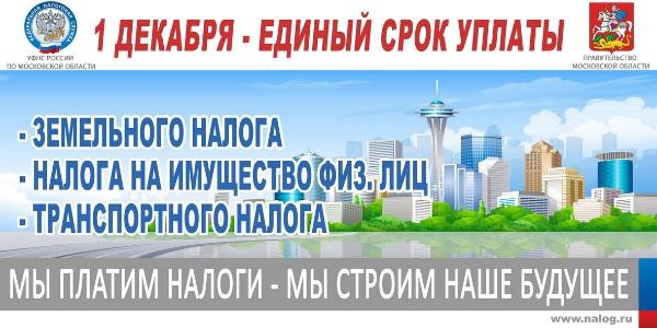 Сроки уплаты имущественных налогов физическими лицами за 2020 год